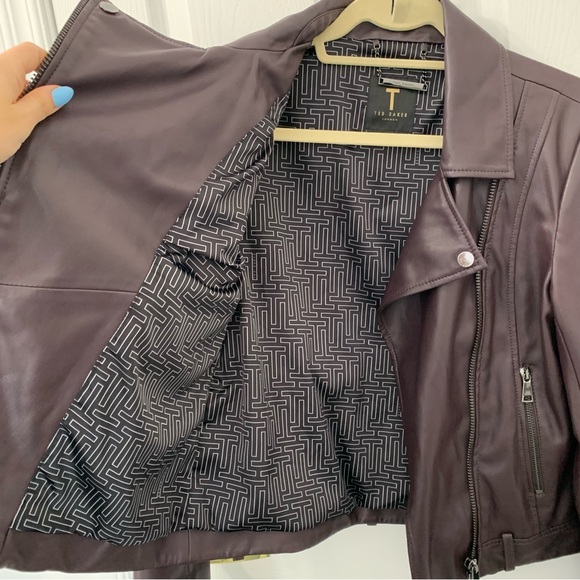 TED BAKER LONDON Leather Jacket - Picture 9 of 15